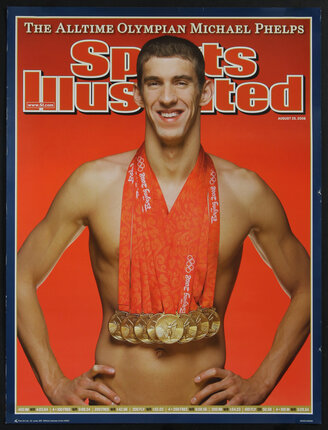 a man with a medal around his neck