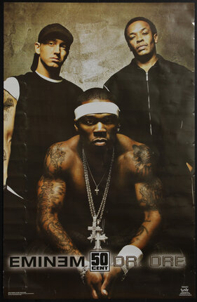 Eminem - 50 Cent - Dr Dre, Original Vintage Poster