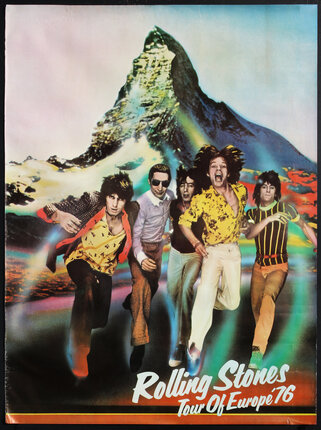 Rolling Stones - Tour of Europe '76 | Original Vintage Poster
