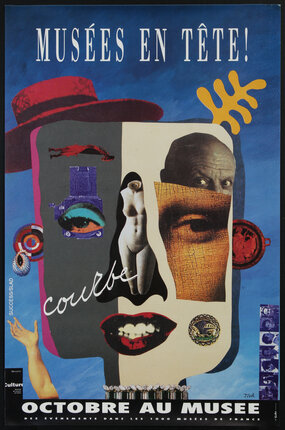 a poster with different images