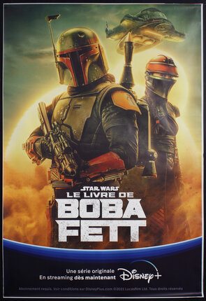 a movie poster with two characters