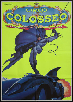 F. ILi Vassallo - Circo Colosseo - Il Grande Circo Italiano (Batman) |  Original Vintage Poster | Chisholm Larsson Gallery