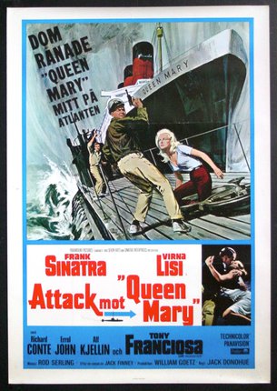 a movie poster of a man on a boat
