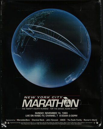 a poster of a marathon