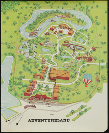 a map of an amusement park