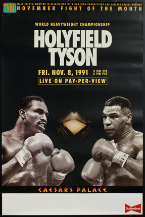 a poster of two boxers