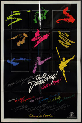 a poster with colorful writing
