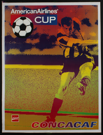 a poster of a football player