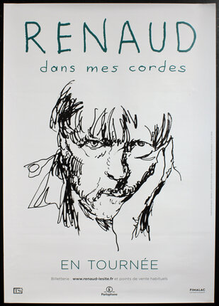 Renaud - dans mes cordes, Original Vintage Poster