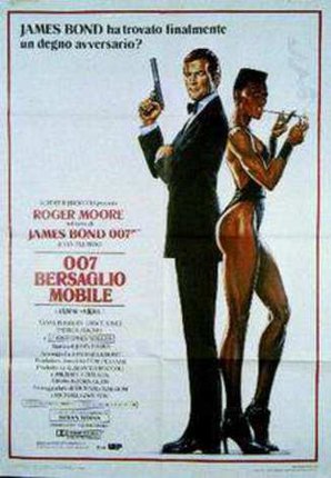 a movie poster of a man and woman holding guns