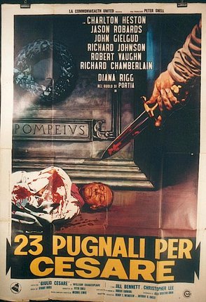 a movie poster with a man lying on a body