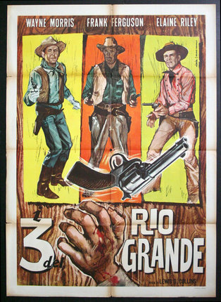 a movie poster of men holding guns