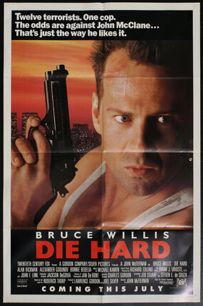 movie poster with a man holding a gun