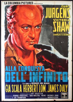 a movie poster with a man pointing to his finger