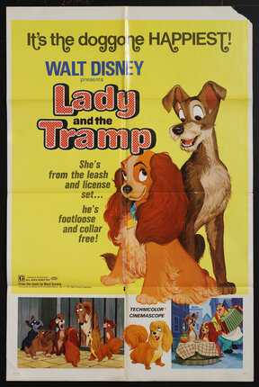 movie poster with cartoon of dogs