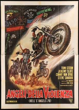 a movie poster of motorcycles