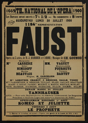 a poster with black text