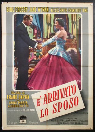 a movie poster of a man and woman shaking hands