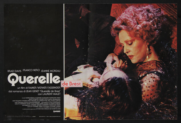 movie poster of a woman holding a man