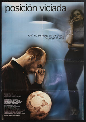 a movie poster with a sword and notepad