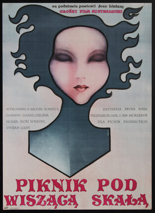 a poster of a woman's face