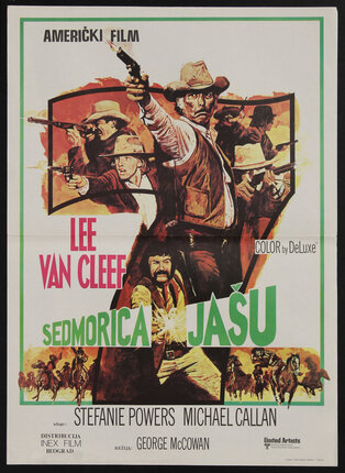 movie poster with men shooting guns