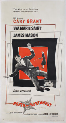 a poster of a man falling