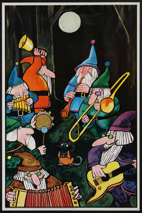 poster cartoon illustration of