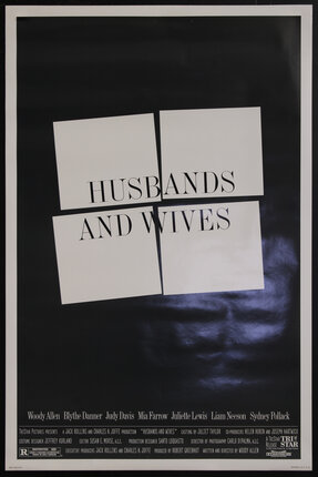 movie poster with text in four tiled but crooked squares