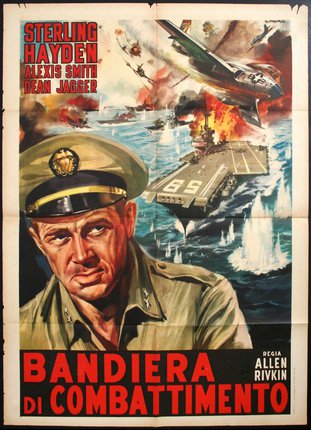 a movie poster of a man in military uniform