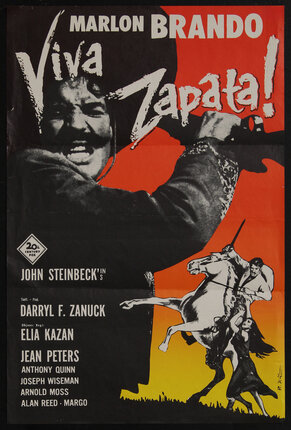 a movie poster with a man with a gun and sombrero and a man on a horse