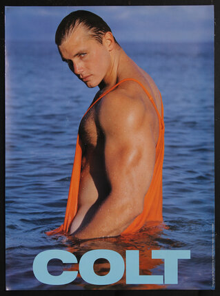 poster with a man in the water