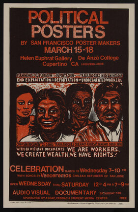 a poster of four people