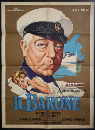 a poster of a man in a sailor hat