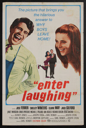 a movie poster with people laughing