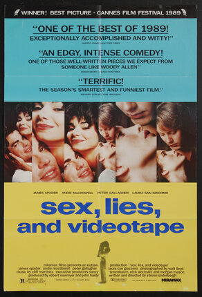 movie poster with several couples in intimate poses