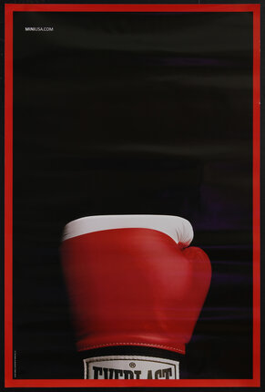 poster with a red boxing glove
