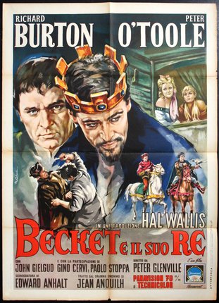 a movie poster with a man wearing a crown