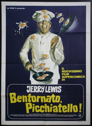 a poster of a chef cooking