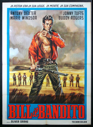 a movie poster of a man holding a gun