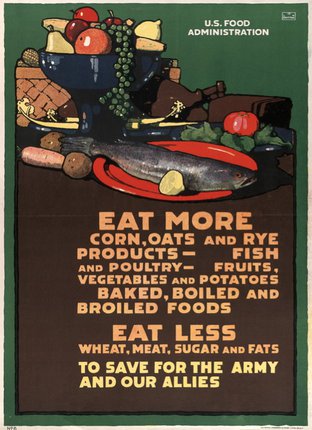 a poster of a meal