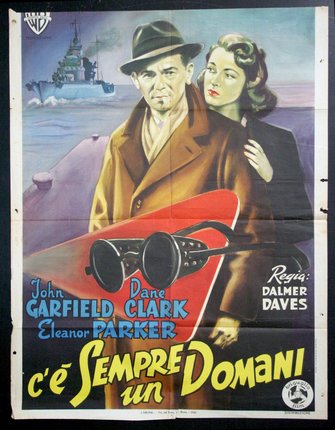 a movie poster of a man and woman