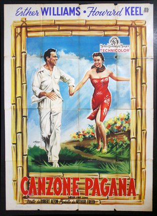 a poster of a man and woman holding hands