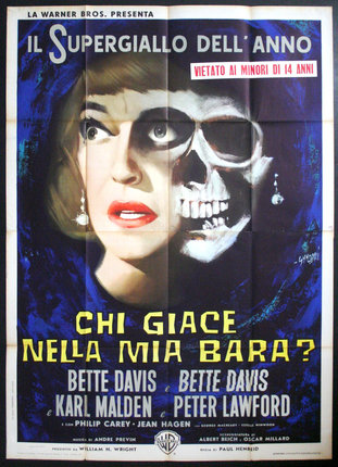 a poster of a woman and a skull