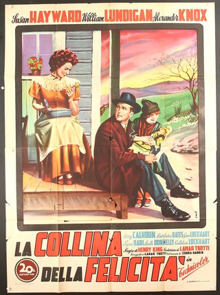 a movie poster of a man and woman sitting on a porch