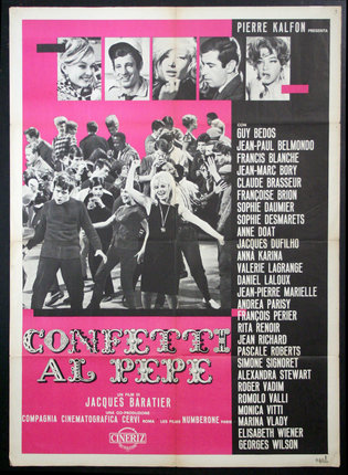 a movie poster with a group of people