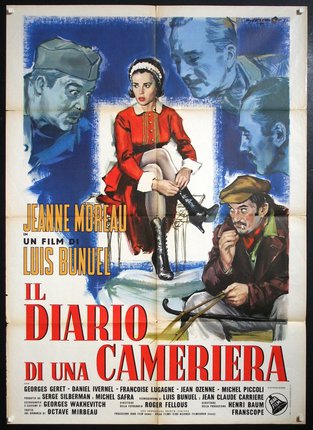 a movie poster with a woman in a red dress and a man in a hat
