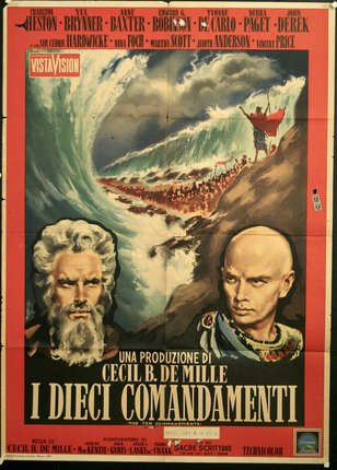 a movie poster with a man and a man in a cape