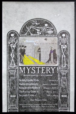 a black and white poster with text