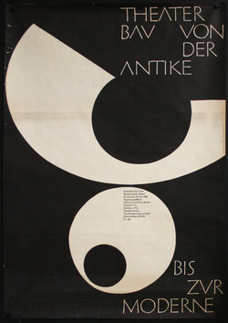 a black and white poster